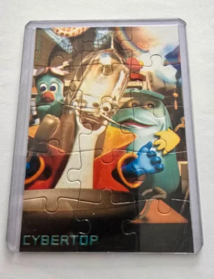 Ü ei Puzzle  CYBERTOP 2002   unten Links  mit BPZ    Rückseite Weiß - Bild 1 von 2