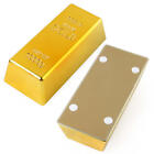 1*Fake Gold Bar Toy Mini Fake Golden Brick For Craft Bullion Gold Bar Prop Decor