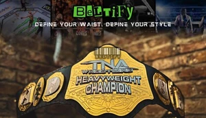 TNA Wildcat heavyweight Championship Replica Title Belt - Picture 1 of 8