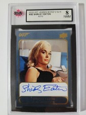 Shirley Eaton 2020 James Bond Villans & Henchmen Auto Card KSA Graded 8!