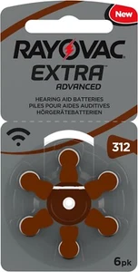 36 x Stück Rayovac Extra Typ 312 ZL3 KIND Hörgerätebatterien braun MHD 2029 NEU - Bild 1 von 11