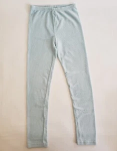 Gymboree girls soft blue ribbed velvet leggings size 12 EUC - Picture 1 of 4