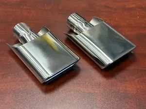 FORD XA XB GT FALCON SQUARE EXHAUST TIPS - Picture 1 of 6