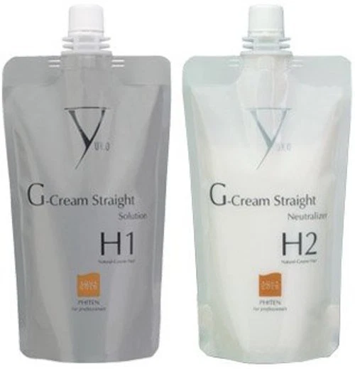 Yuko G Cream Straight Natural Coarse Hair Solution  H1 + H2 - Image 1 of 1
