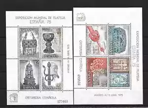 HOJITAS DE ORFEBRERIA EDIFIL 2252/3** LUJO - Imagen 1 de 1