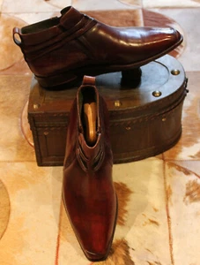 Berluti Scritto antico jodhpurs in mogano - Regno Unito 8 - Foto 1 di 8