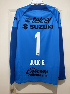 Julio Gonzalez #1 Men’s Nike PUMAS UNAM Goalkeeper Blue Jersey Stadium - Image 1 of 4