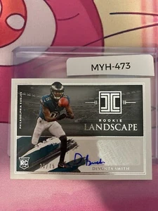 DEVONTA SMITH 2021 PANINI IMPECCABLE #RLDS ROOKIE LANDSCAPE AUTO /75 - Picture 1 of 2