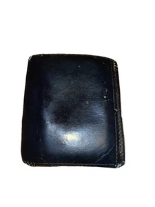 Vintage Strong Leather Co. Polizei Dienst Abzeichen Halter/Geldbörse Verschleiß/Riss - Bild 1 von 9