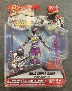 Power Rangers Dino Super Charge Dino Drive Purple Ranger Figure Bandai 2016 New - Picture 1 of 3