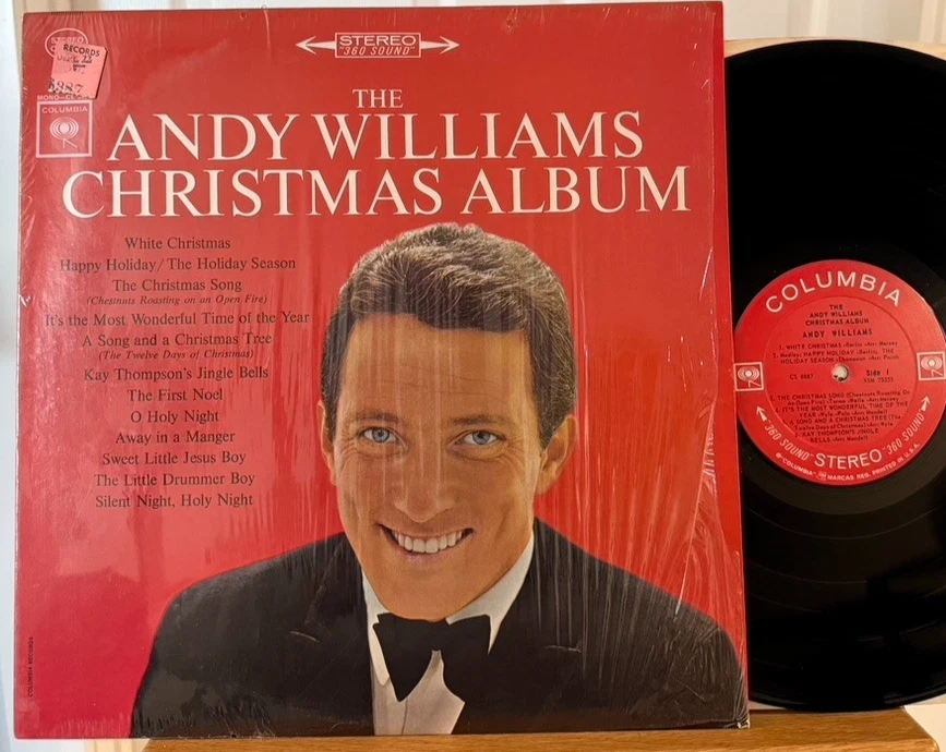 Andy Williams Christmas Album Vinyl LP Columbia CS 8887 1st Press Happy Holidays - Bild 1 von 4