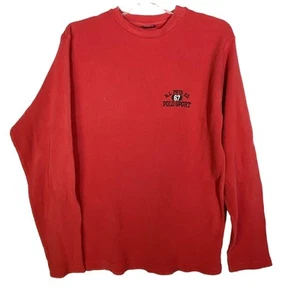 Polo Sport Thermal Waffle Weave Shirt Men's Large Long Sleeve Vintage - Picture 1 of 4
