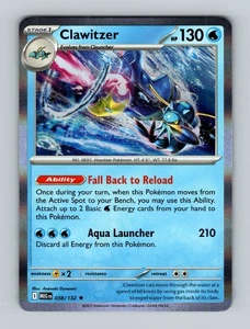 Pokemon TCG - Mega Evolution (MEG EN) Clawitzer - #038/132 - Holo Rare - Picture 1 of 2