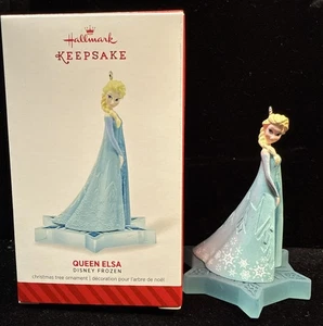 Neu Hallmark Andenken Ornament 2014 Königin Elsa Disney Frozen kostenloser Versand - Bild 1 von 5