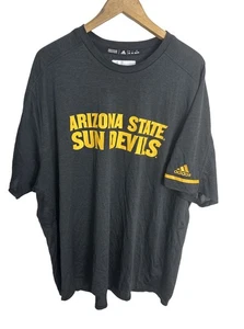Arizona State Sun Devils Herren Adidas schwarz Climalite T-Shirt Größe 4XL - Bild 1 von 4