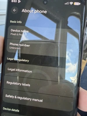 Google Pixel 6 Pro 128 GB - Para piezas/reparación - Leer descripción Foto 1 de 4
