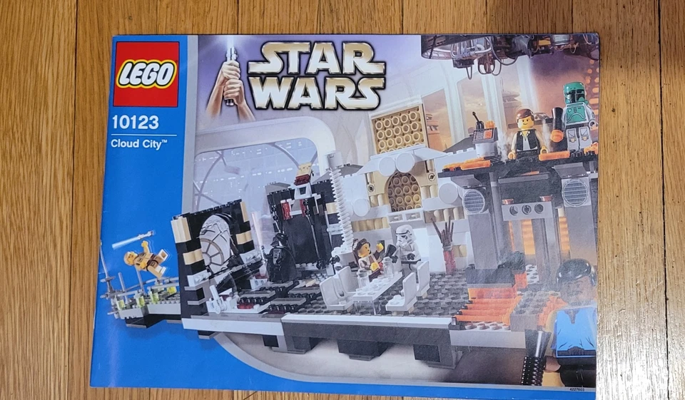 Original Lego Star Wars  10123 Cloud City Instruction Manual - Image 1 of 1