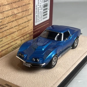 1/43 Scale Stamp 1969 Chevrolet Corvette L88 Coupe Open Headlight/Closed Roo - Picture 1 of 2