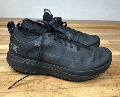 Zapato para correr Arc'teryx Sylan GTX para hombre talla 10,5 Gore-Tex Mountain negro usado en excelente estado Foto 1 de 4