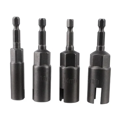 Socket Adapter Socket Hand Tools 10mm 12mm 14mm Butterfly Bolt Hex Shank - Image 1 of 4