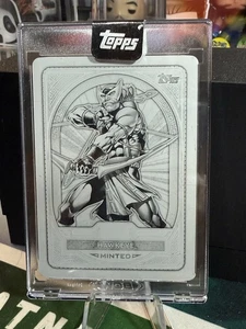 2025 Topps Marvel Mint HAWKEYE #94 Black Printing Plate 1/1 - Picture 1 of 2
