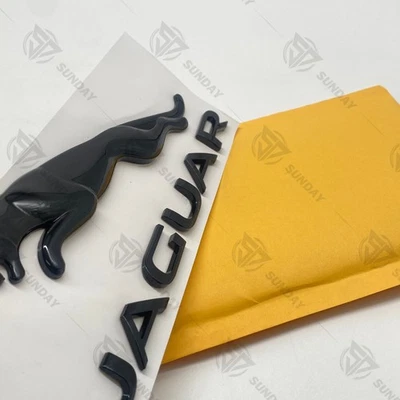 For Jaguar Sport Black Liftgate Tailgate Hatch Emblem Badge Nameplate Letter Foto 1 de 4