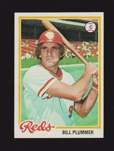 Bill Plummer 1978 Topps #106 Cincinnati Reds como nuevo - Imagen 1 de 2