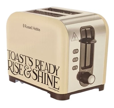 Russell Hobbs Emma Bridgewater 2 Slice Toaster Toast and Marmalade 850W (23538) - Image 1 of 4