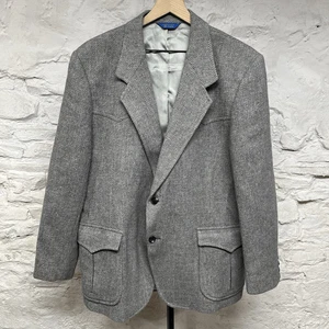 Pendleton Mens 46R Wool Tweed Western Yoke Sport Coat Blazer Made in USA Vintage - Picture 1 of 9