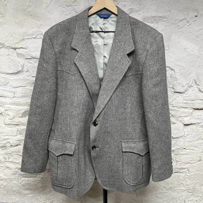 Pendleton Mens 46R Wool Tweed Western Yoke Sport Coat Blazer Made in USA Vintage - Image 1 of 4
