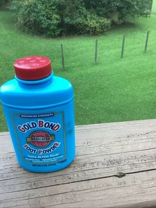 Gold Bond medizinisches Fußpulver mit maximaler Stärke 4 Unzen mit Talkum Bs263 - Bild 1 von 8