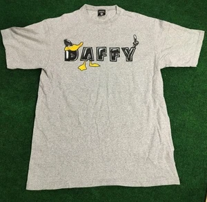 Vintage Daffy Duck Graphic Tee 90s Warner Bros Cartoon Looney Tunes Shirt L Rare - Bild 1 von 7