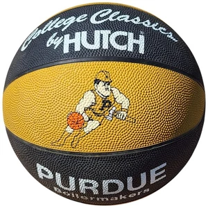 Vintage Purdue Boilermakers College Classics By Hutch Basketball - Picture 1 of 3
