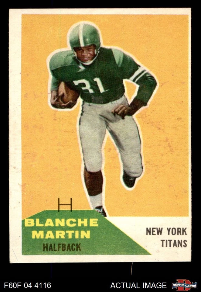 1960 Fleer #78 Blanche Martin Titans (Jets) 4 - VG/EX - Image 1 of 1