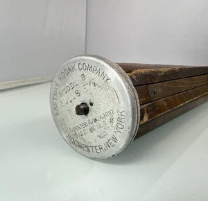 RARE Antique EASTMAN KODAK Wooden Model B Bulls Eye Tripod, 1897 Rochester U.S.A - Bild 1 von 16