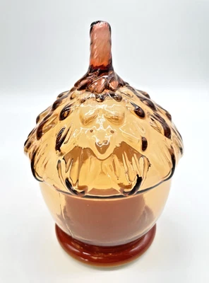 Anthropologie Candle Vanilla Clove Glass Small Acorn Cloche NIB - Image 1 of 4