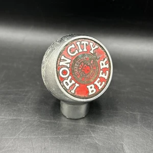 Vintage 1940's Robbins Iron City Beer Tap Knob Ball Marker Pittsburg PA - Picture 1 of 8