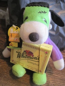 NOS Snoopy Peanuts Halloween Plüsch Whitmans Frankenstein Stofftier 7 Zoll - Bild 1 von 1