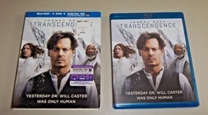 JOHNNY DEPP TRANSCENDENCE BLU RAY + DVD WITH SLIP COVER LIKE NEW - Picture 1 of 3