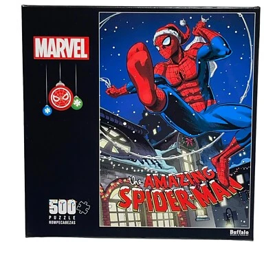 Marvel The Amazing Spider-Man Christmas Puzzle 500 Pieces BRAND NEW BOX - Image 1 of 4