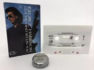 George Harrison Got My Mind Set On You Cassette Tape 1987 Single D10 - Picture 1 of 12