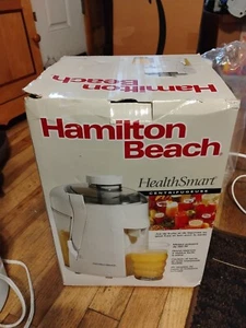 HAMILTON BEACH HEALTHSMART EXTRACTOR ELECTRIC JUICER WHITE - Picture 1 of 6