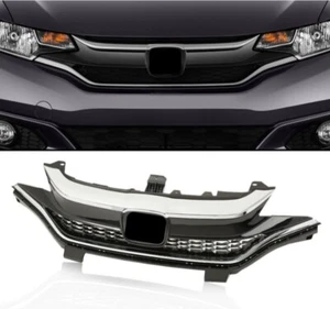 Parachoques delantero ABS cromado Fit/Jazz para Honda 2018-20 parrilla central k - Imagen 1 de 6