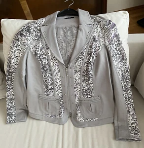 Biba Jacke grau weiß Gr. 40 - Top Zustand - Bild 1 von 11