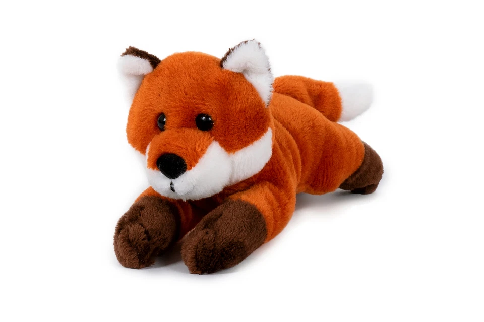 SEMO Mini FUCHS liegend Plüschtier Stofftier Kuscheltier Plüsch L=16cm