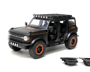 Ford Bronco & Addictive Desert Designs 2021 logotipo negro mate 34287 1/24 Jada 2021 - Imagen 1 de 2