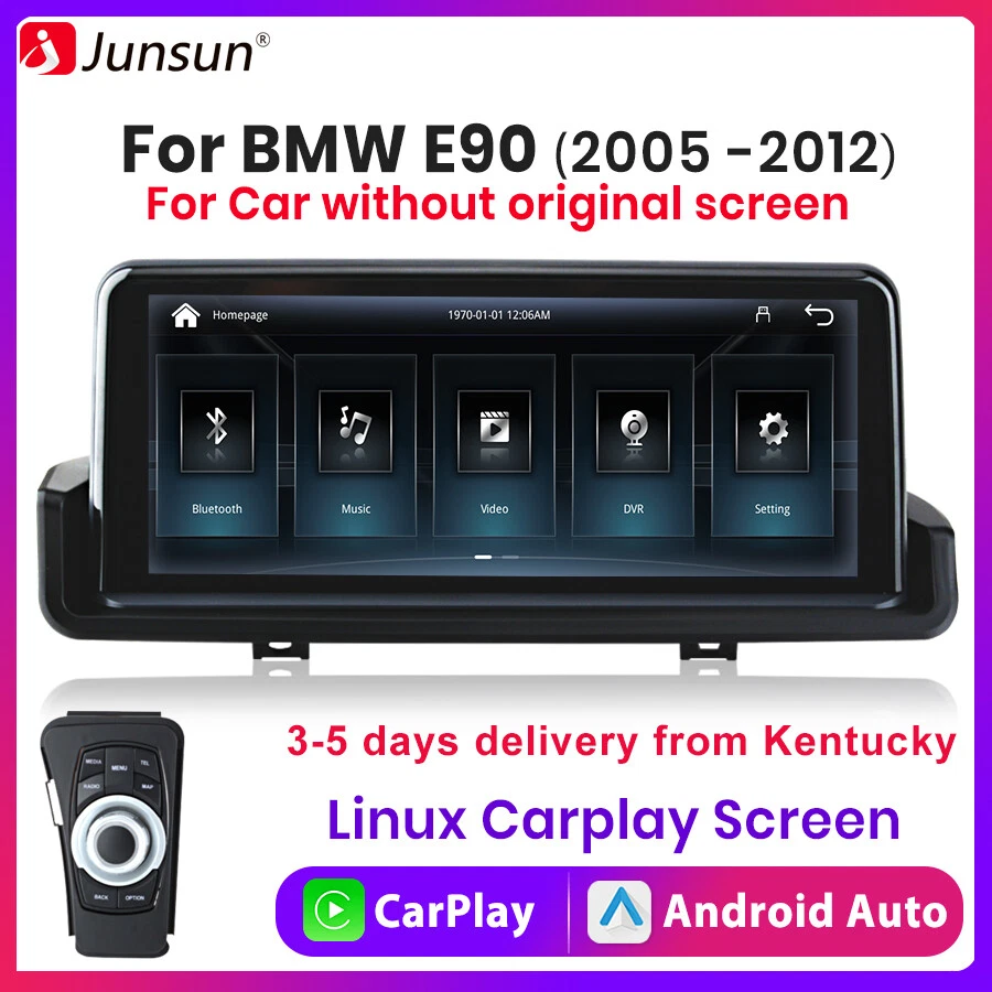 Für BMW E90 E91 E92 2005-2012 CarPlay Android auto Autoradio GPS Navi WIFI Linux - Bild 1 von 4