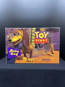 1995 Slinky Dog Zugspielzeug Figur Disney Pixar Toy Story mit Box Vintage Original - Bild 1 von 14