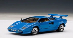 1/43 AUTOart Lamborghini Countach 5000 S 5000S Blue Car Model 54534 - Picture 1 of 1
