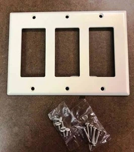 HIP Wall Plate  3 Port  (P/N: HIPDWP3AL)     lot of 24 - Picture 1 of 6